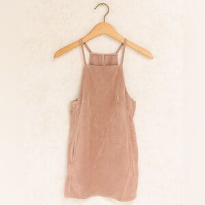 TOPSHOP PINK VELVET DRESS